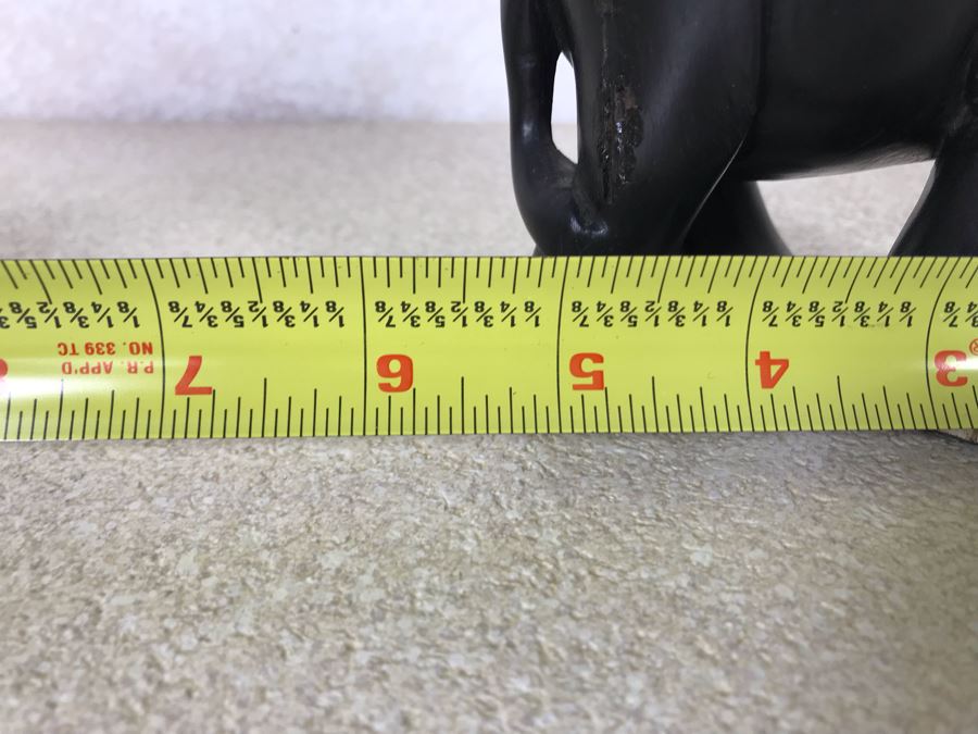 Carved Wooden Elephant Sculpture 5W X 5H [Photo 8]