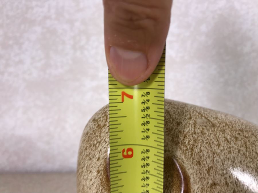 Glazed Ceramic Elephant Figurine 8W X 7H [Photo 8]