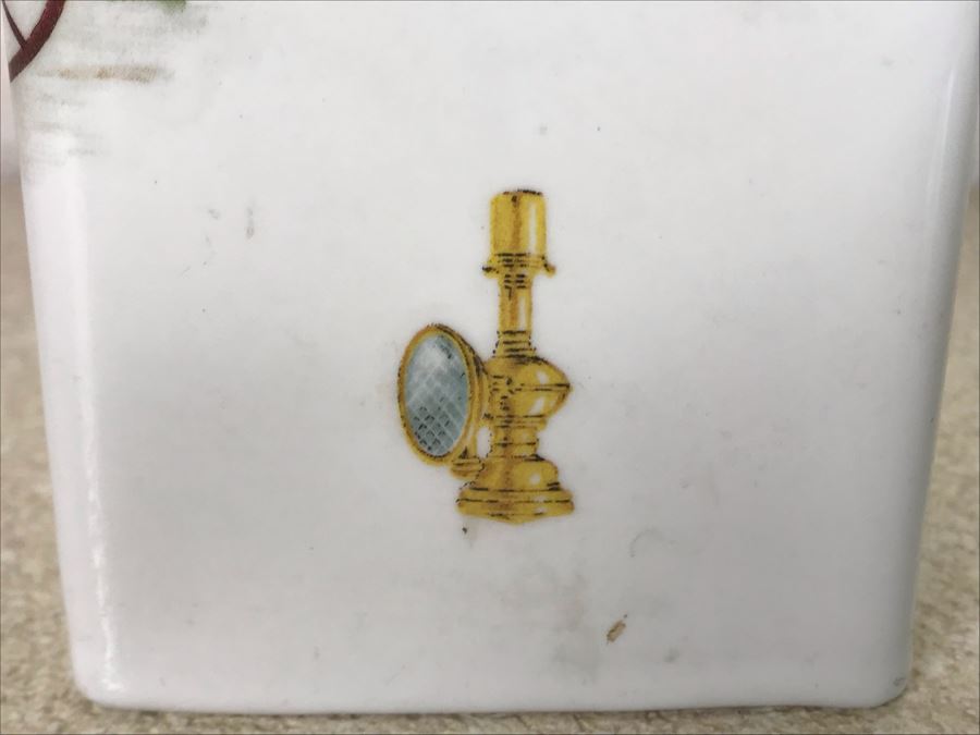 Porcelaine De Bruxelles Whiskey Decanter With Antique Cars [Photo 8]