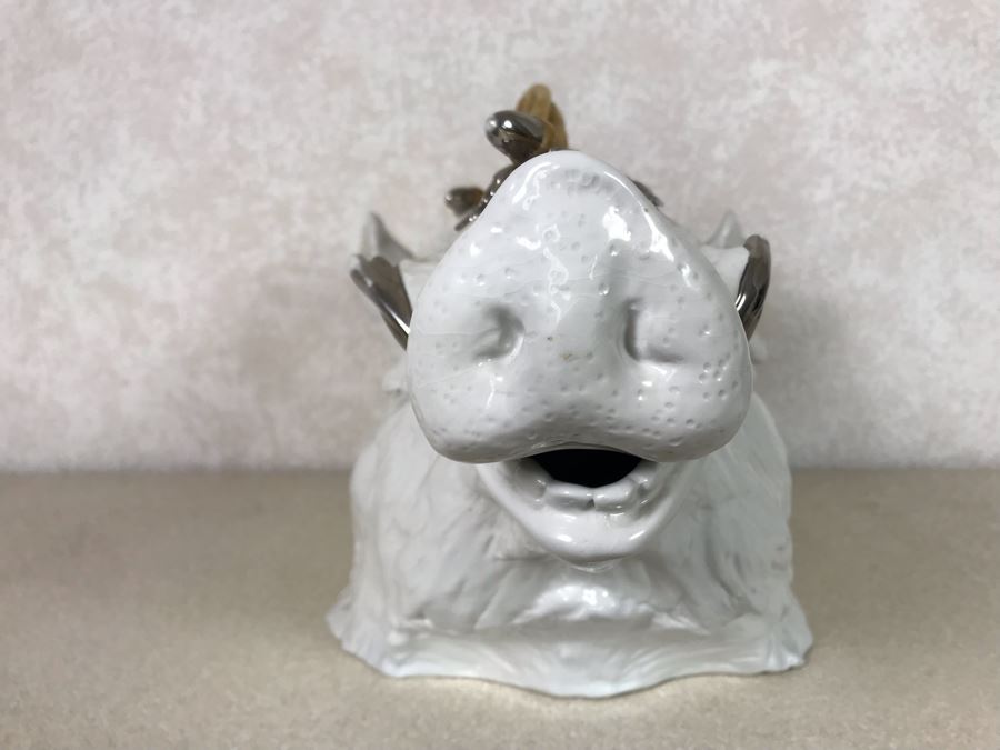 Rare Antique Florence Italy Mangani Boar Soup Tureen 17W X 9D X 11H [Photo 8]