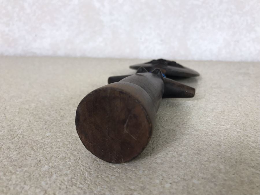 Carved Wooden African Fertility Figure Doll 3W X 9H [Photo 10]