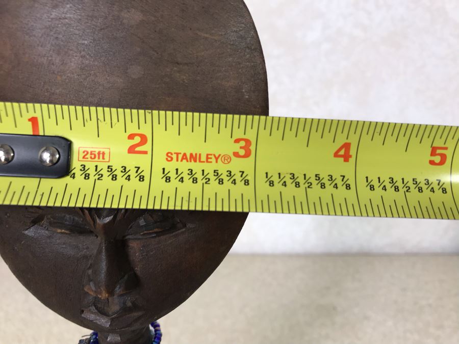 Carved Wooden African Fertility Figure Doll 3W X 9H [Photo 12]