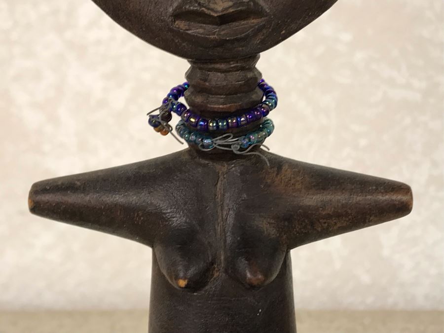 Carved Wooden African Fertility Figure Doll 3W X 9H [Photo 5]