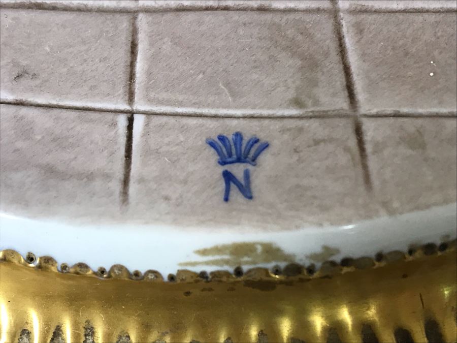 Monumental Italian Capodimonte Porcelain Figurine Of Woman Admiringly Listening To Woman Playing Piano And Man Playing Cello (See Photos For Defects) 18W X 12D X 11H [Photo 32]