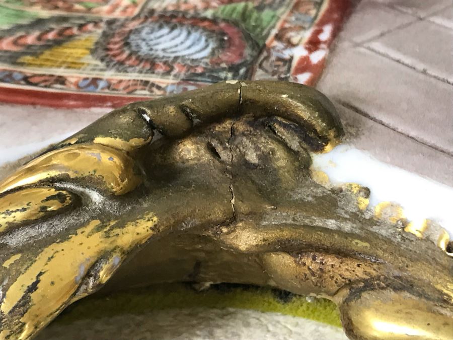 Monumental Italian Capodimonte Porcelain Figurine Of Woman Admiringly Listening To Woman Playing Piano And Man Playing Cello (See Photos For Defects) 18W X 12D X 11H [Photo 16]