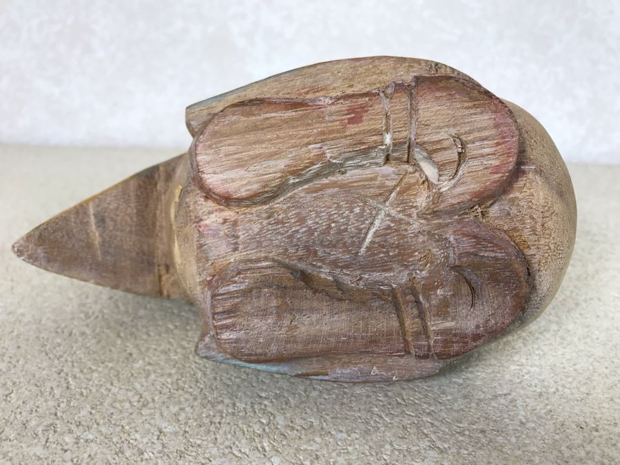 Carved Wooden Rooster Sculpture 7W X 6H [Photo 6]