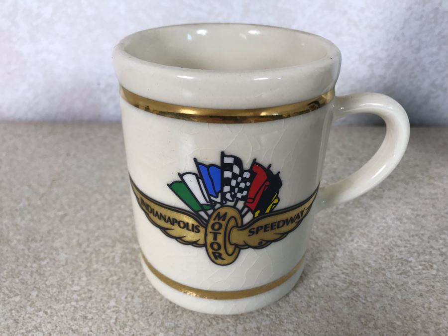 Vintage Indianapolis Motor Speedway Coffee Cup Showing Past Winners Through 1998 [Photo 3]