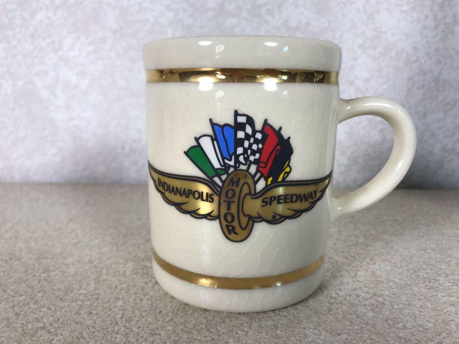 Vintage Indianapolis Motor Speedway Coffee Cup Showing Past Winners Through 1998 [Photo 2]