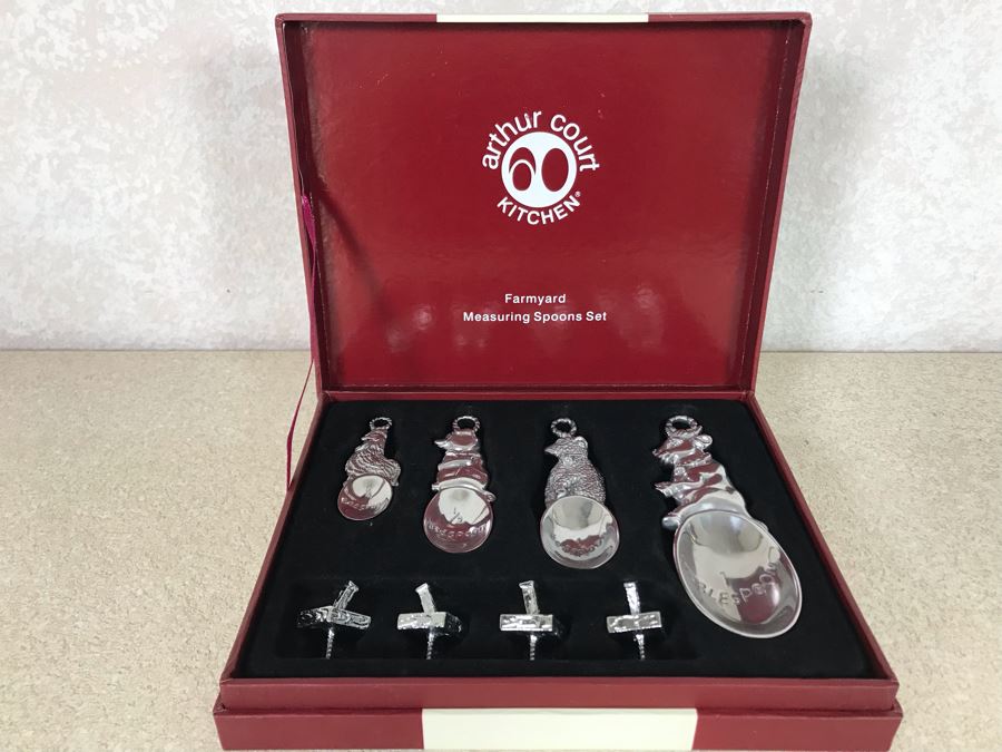 Arthur Court Kitchen Farmyar Measuring Spoons Set [Photo 2]