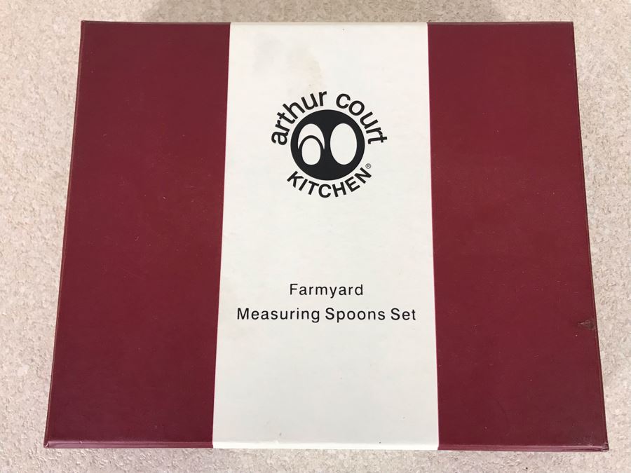 Arthur Court Kitchen Farmyar Measuring Spoons Set [Photo 4]