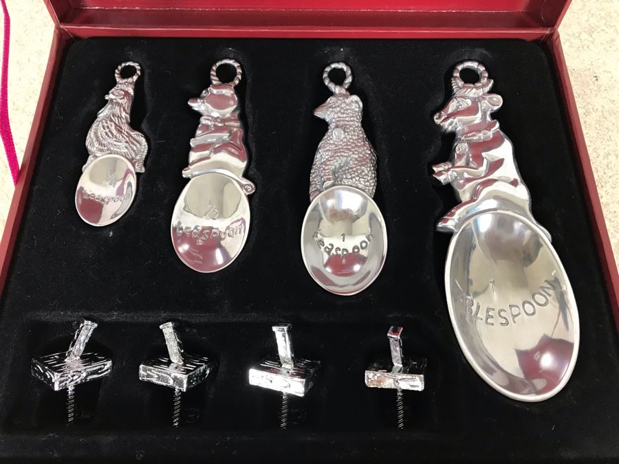 Arthur Court Kitchen Farmyar Measuring Spoons Set [Photo 3]