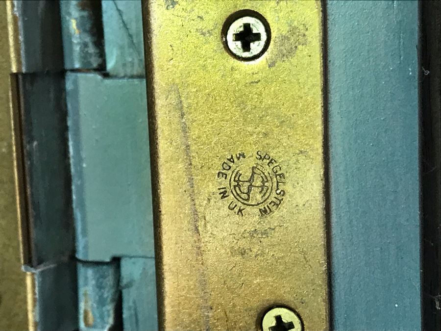 English Shabby Chic Curved Beveled Glass Wooden Curio Cabinet With Glass Shelves 37W X 19D X 72H [Photo 11]