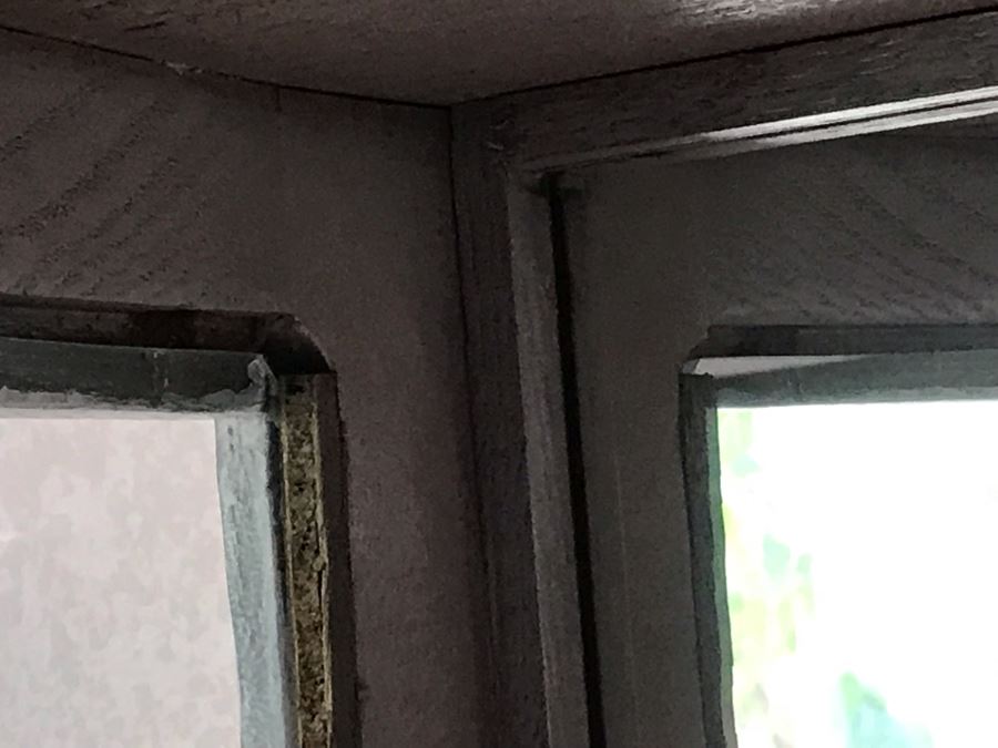 English Shabby Chic Curved Beveled Glass Wooden Curio Cabinet With Glass Shelves 37W X 19D X 72H [Photo 12]