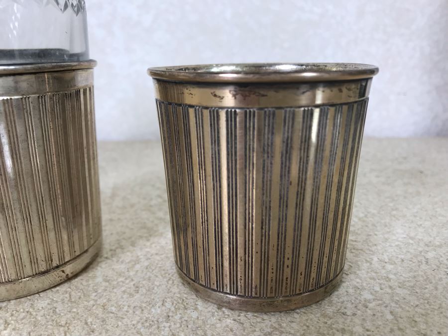 Four Vintage Italian 800 Silver Cups From Firenze Florence Italy Hallmarked 215 F1 - 320g TW [Photo 6]