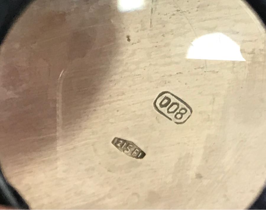 Four Vintage Italian 800 Silver Cups From Firenze Florence Italy Hallmarked 215 F1 - 320g TW [Photo 12]