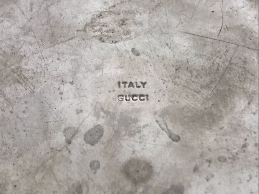 RARE Vintage GUCCI Italy Chain Handle Carrying Cups - Each Cup Weighs Apx 173g [Photo 16]