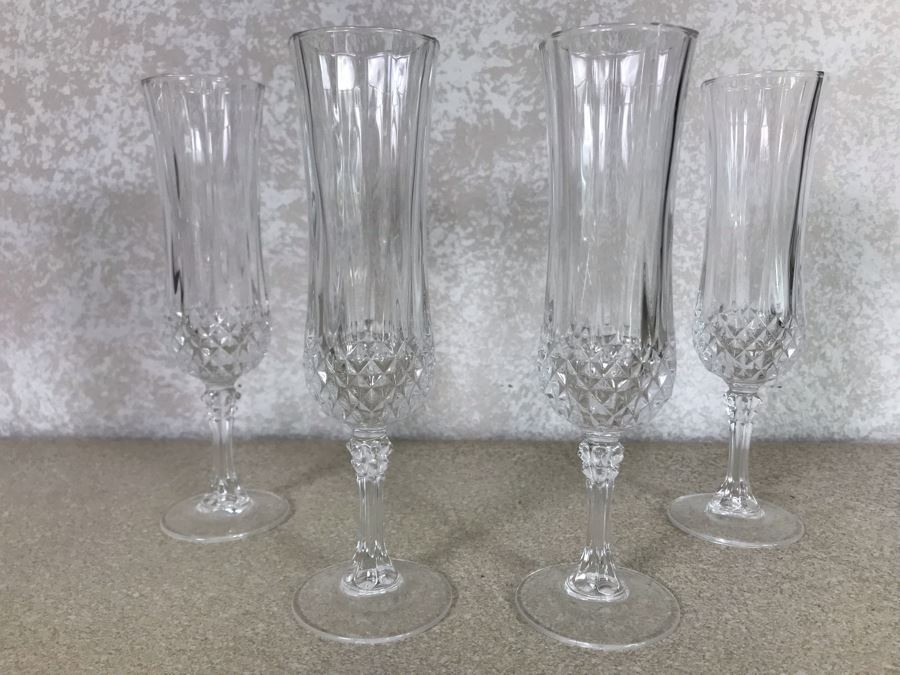 Cristal D'Arques Set Of Four Stemware Glasses 8H [Photo 2]