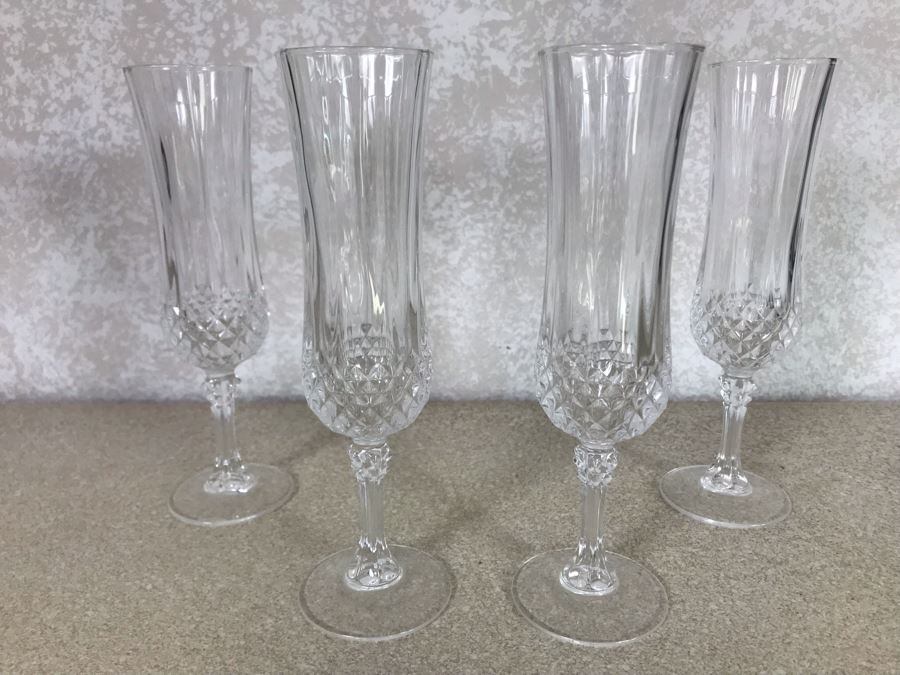 Cristal D'Arques Set Of Four Stemware Glasses 8H [Photo 1]