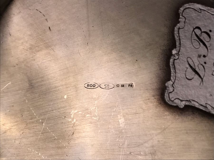 Vintage Italian 800 Silver Bowl Trophy From Rome Italy Olgiata Golf Club Golf Tournament 138g [Photo 6]