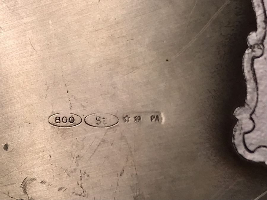 Vintage Italian 800 Silver Bowl Trophy From Rome Italy Olgiata Golf Club Golf Tournament 138g [Photo 7]