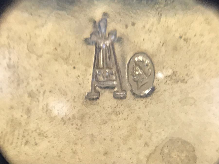 Crystal Liquor Decanter With Hallmarked Overlay Featuring Cherubs [Photo 16]