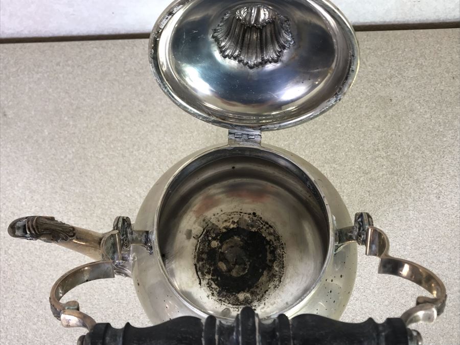 Vintage Sterling Silver Teapot 1,400g [Photo 18]
