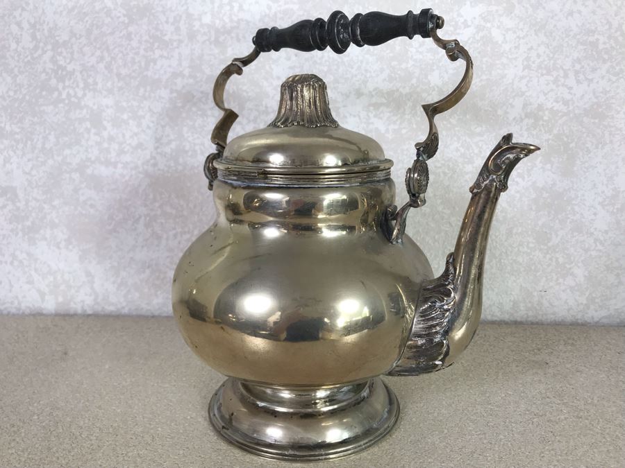 Vintage Sterling Silver Teapot 1,400g [Photo 11]