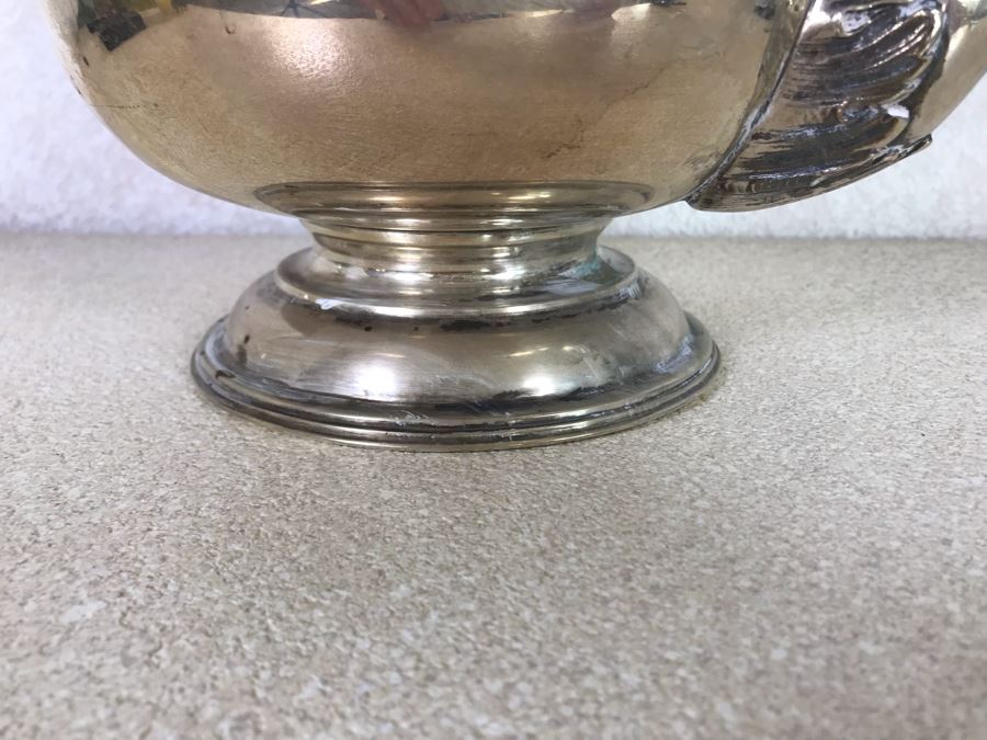 Vintage Sterling Silver Teapot 1,400g [Photo 12]