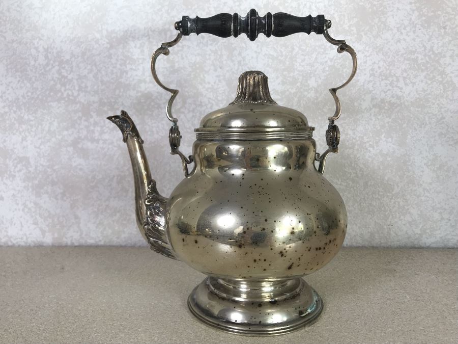 Vintage Sterling Silver Teapot 1,400g [Photo 5]