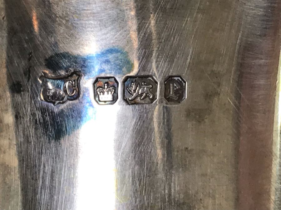 Rare Arts And Crafts Sterling Silver Repousse Tea And Coffee Service With Teapot, Coffee Pot, Creamer And Sugar By Alexander Clark 188 Oxford St London 2,700g [Photo 48]