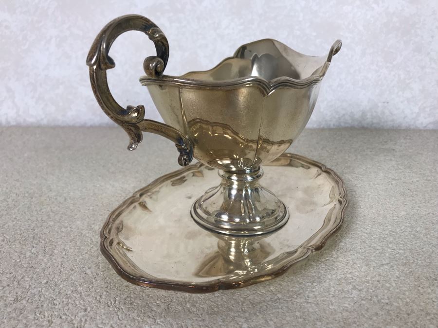 Vintage Italian 800 Silver Hallmarked Gravy Boat 498g [Photo 5]