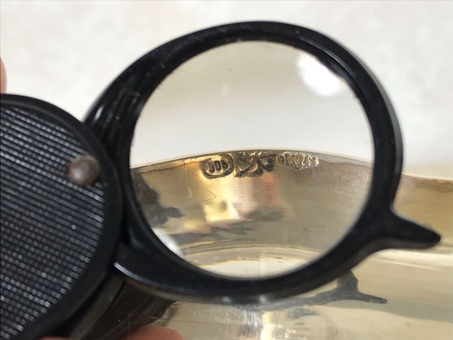 Vintage Italian 800 Silver Hallmarked Gravy Boat 498g [Photo 9]