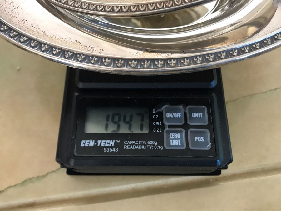 Vintage Italian 800 Silver Hallmarked 3 - VC VERCELLI Handled Dish Bowl With Lid 194g Silver Weight [Photo 12]