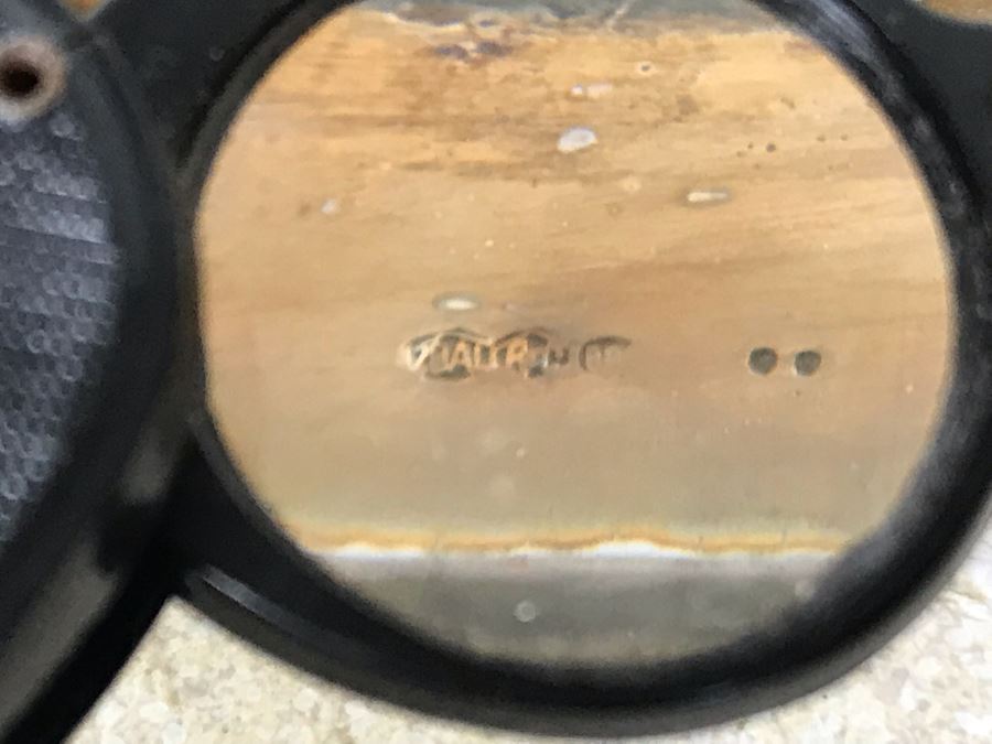 Vintage Italian Neoclassical 800 Silver Hallmarked 20 AL ALESSANDRIA Italy - RICCI & C. S.p.A. Round Tray Plate Dish 14W 720g [Photo 9]