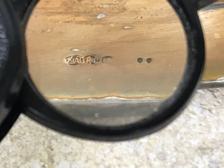 Vintage Italian Neoclassical 800 Silver Hallmarked 20 AL ALESSANDRIA Italy - RICCI & C. S.p.A. Round Tray Plate Dish 14W 720g [Photo 8]