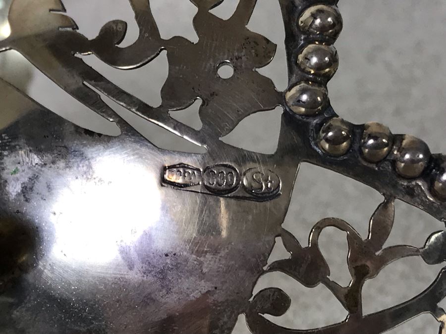 Vintage Italian 800 Silver Hallmarked 39-PA PALERMO STANCAMPIANO EUGENIO Footed Bowl 7W X 4.5D X 4H 264g [Photo 10]
