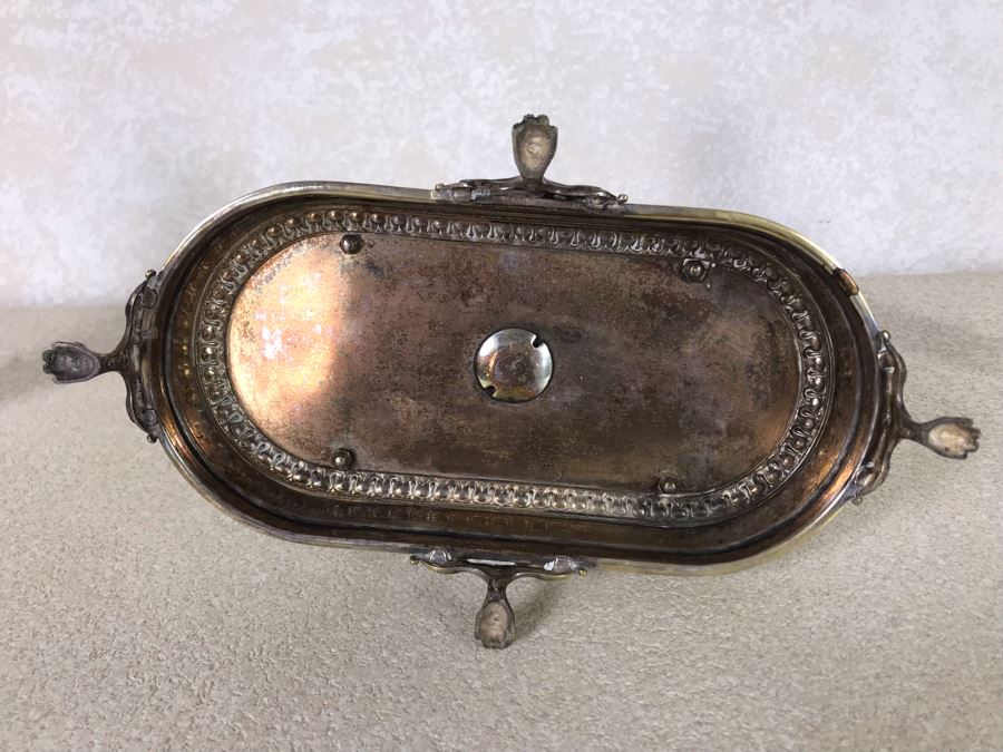 Vintage Italian Neoclassical 800 Silver Hallmarked 20 AL ALESSANDRIA Italy - RICCI & C. S.p.A. Oil And Vinegar Cruet Set 10W X 6D X 13H 620g Silver Weight [Photo 13]