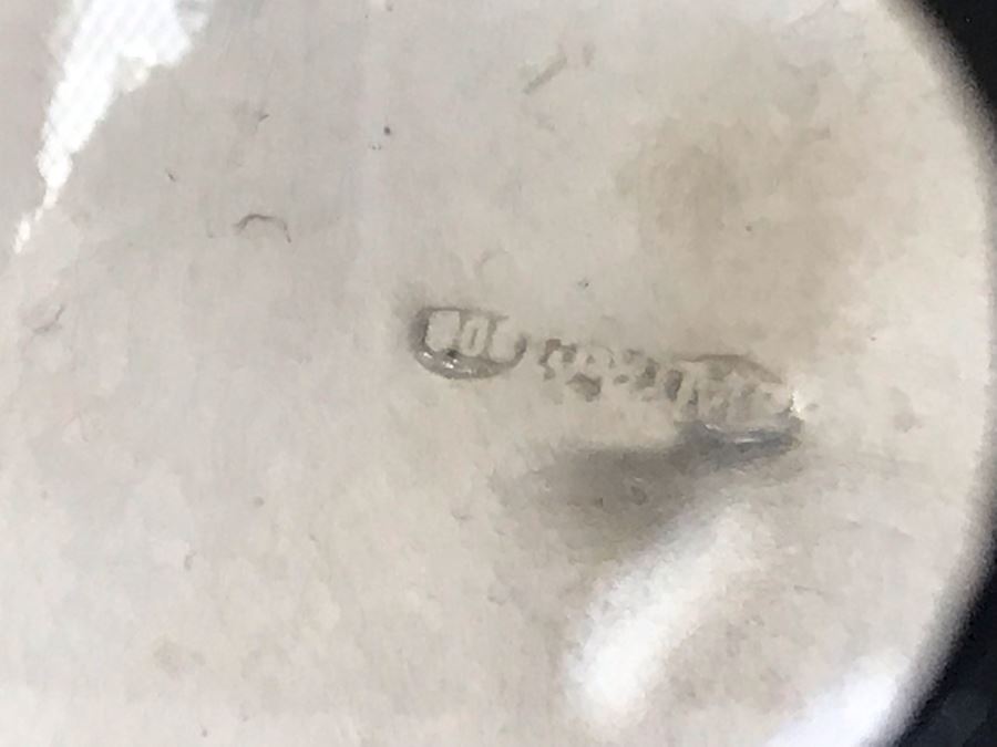 Vintage Italian Neoclassical 800 Silver Hallmarked 20 AL ALESSANDRIA Italy - RICCI & C. S.p.A. Center Bowl With Lid And Pair Of Cups Total Silver Weight 596g [Photo 16]