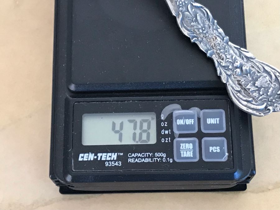 Vintage Italian 800 Silver Twelve Forks And Serving Spoon By A.P.I.S. Hallmarked 72 PA - PALERMO Italy 678g TW [Photo 19]