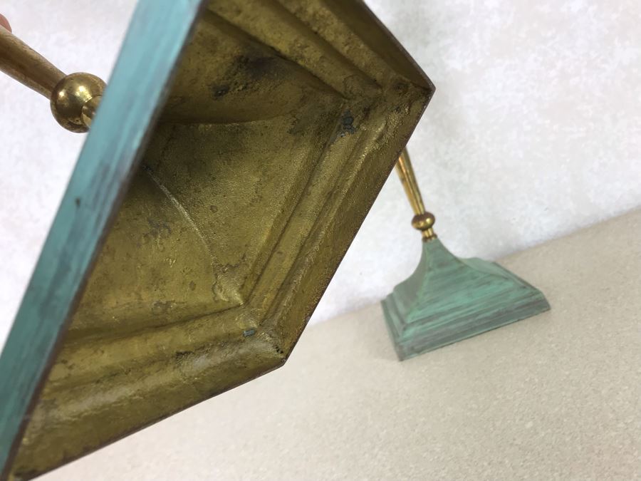 Pair Of Brass Candlesticks 15H [Photo 6]