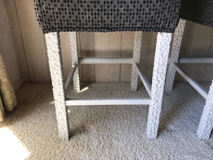 Pair Of Custom Upholstered Barstools [Photo 5]