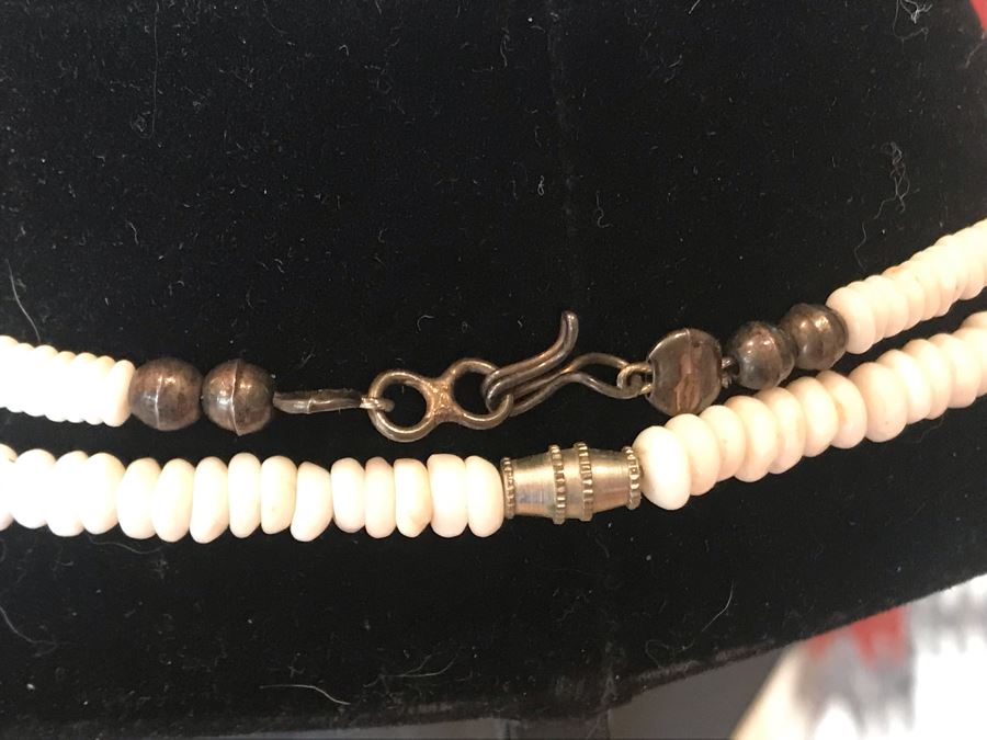 Pair Of Native American Shell Necklaces [Photo 6]