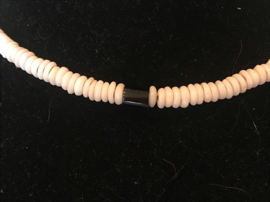 Pair Of Native American Shell Necklaces [Photo 3]