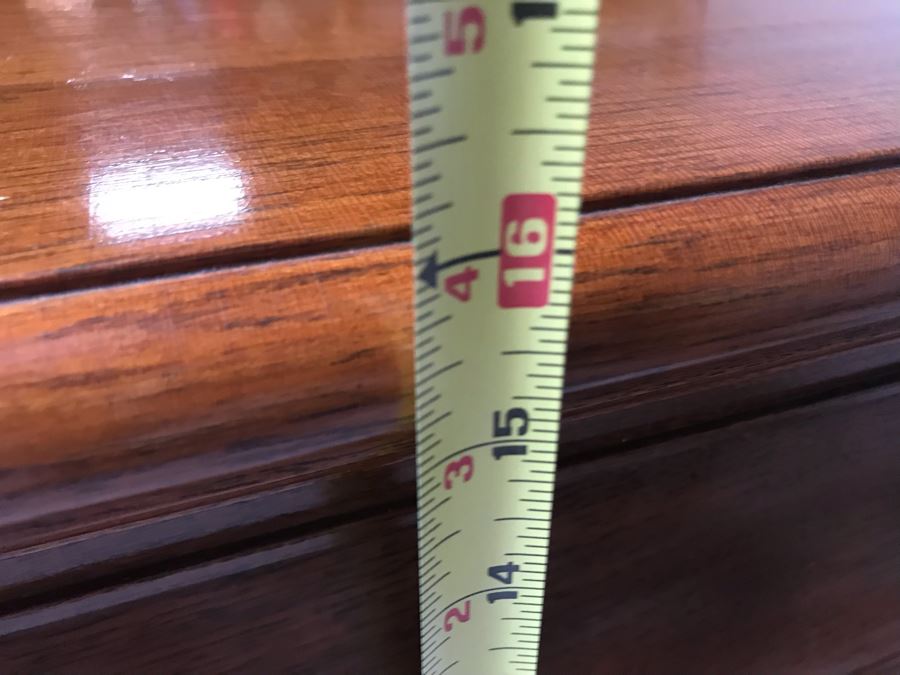 JUST ADDED - Chinese Wooden Coffee Table 42W X 16H [Photo 12]