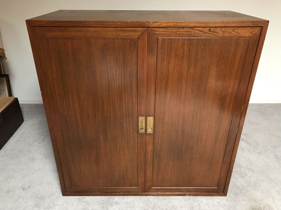 JUST ADDED - Solid Wood Chinese Cabinet Dresser With Four Sliding Drawers Very Heavy 45W X 21D X 46H [Photo 3]