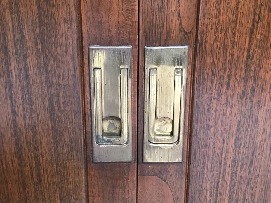 JUST ADDED - Solid Wood Chinese Cabinet Dresser With Four Sliding Drawers Very Heavy 45W X 21D X 46H [Photo 6]