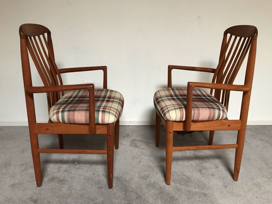 JUST ADDED - Pair Of Danish Modern Armchairs [Photo 2]