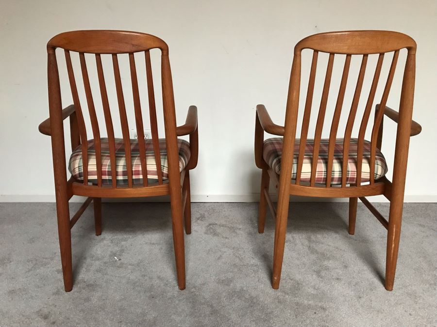 JUST ADDED - Pair Of Danish Modern Armchairs [Photo 5]