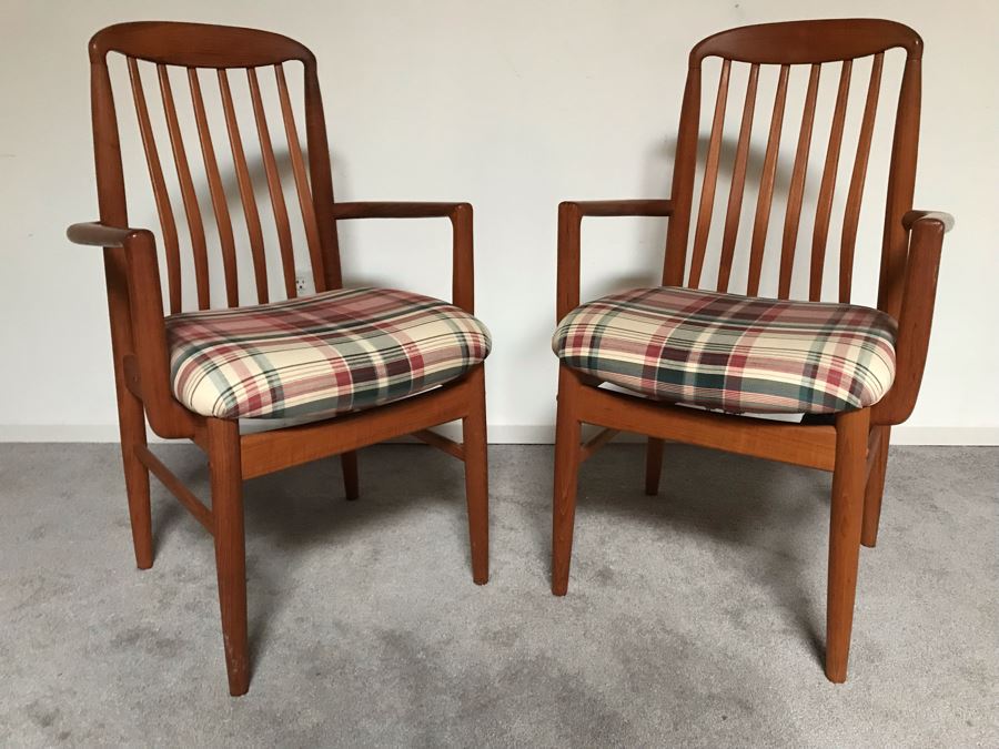 JUST ADDED - Pair Of Danish Modern Armchairs [Photo 4]