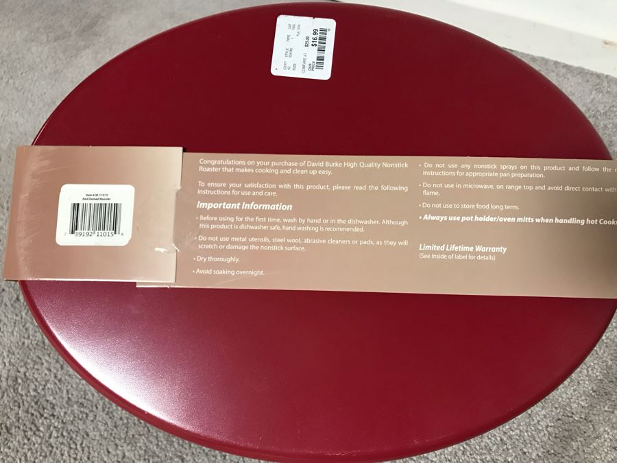 JUST ADDED - New David Burke 16in Domed Roaster With Rack [Photo 5]